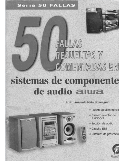 aiwa varios 50 fallas de equipos aiwa