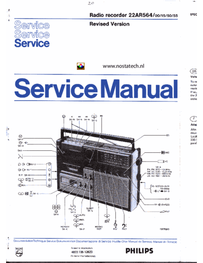 Philips 22AR564 service manual
