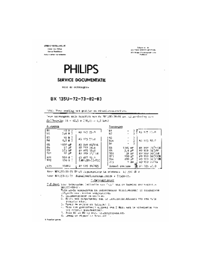 Philips BX 135 Radio philips holandes BX 135. Equivale ao modelo brasileiro BR 117. Manual em lingua holandesa.  Valvulas UCH42, UF41, UBC41, UL41, UY41.
Dutch Radio philips BX 135. Equivalent to the Brazilian model BR 117. Manual in Dutch language. Valves UCH42, UF41, UBC41, UL41, UY41.