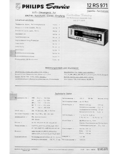 Philips 12RS971 service manual