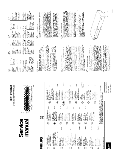 Philips 22Rh702 service manual