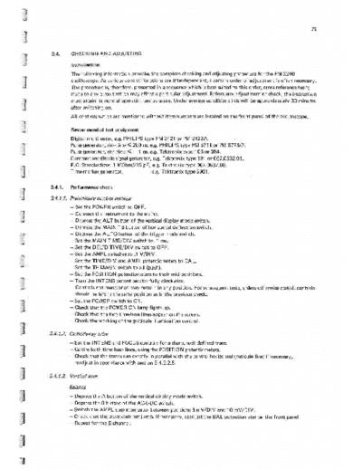 Philips PM3240 Service Manual for Philips PM 3240 Scope