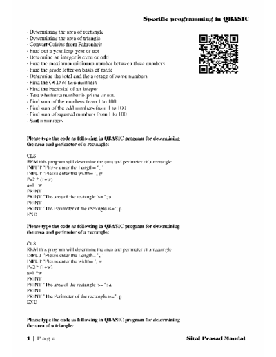   QBasic programming Question n asnwer