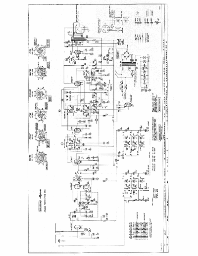 Grundig Majestic Schematic Diagram Radio Receiver - Pag. 1