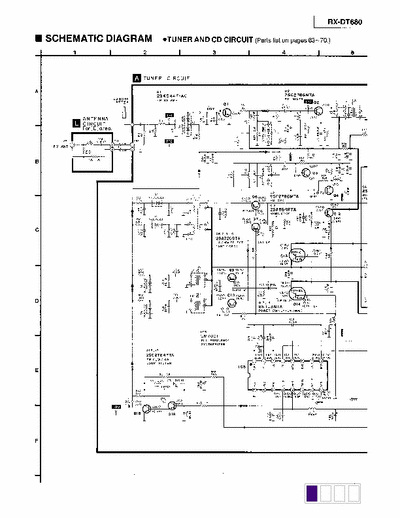 Panasonic RX-DT680 PANASONIC RX-DT 680 Schematics