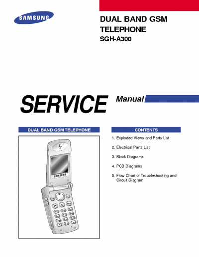 samsung sgh-a300 Samgung Mobile Service Manual.
Model SGH-A300
