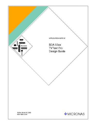  SDA 555 XFL A14 Application of processor