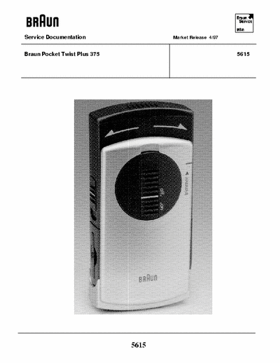 Braun 4005 Service Manual cord shaver - Pag. 8