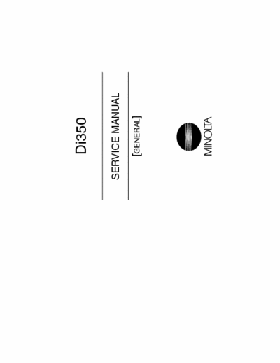 konicaminolta di350 di 350 service manual in english