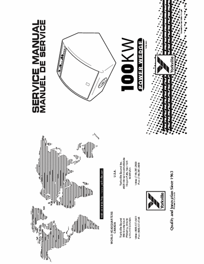 yorkville 100kw yorkville 100kw service manual