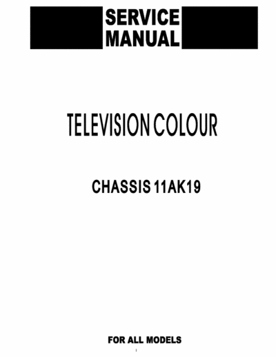 Vestel  Vestel TV service manual