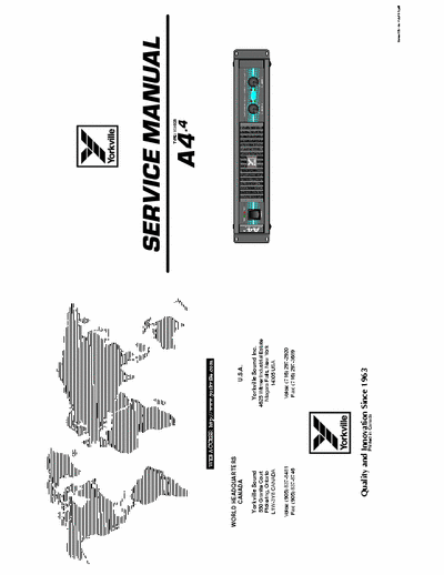 yorkville a44 yorkville a44 service manual