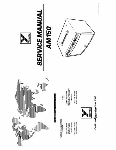 yorkville am150 yorkville am150 service manual