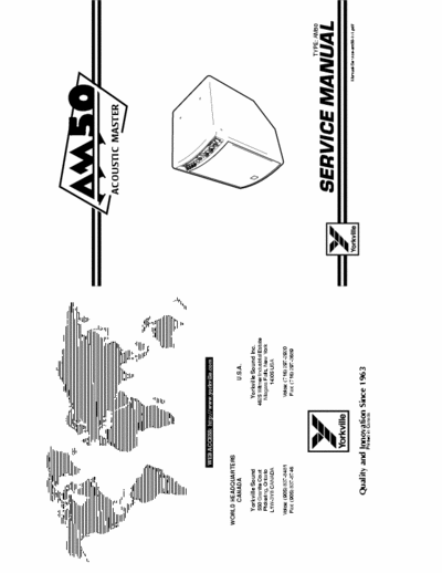 yorkville am50 yorkville am50 service manual