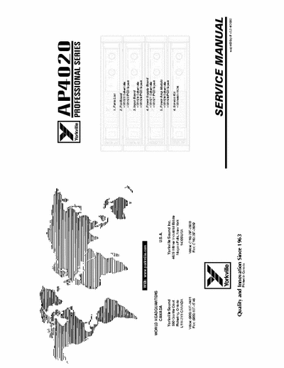 yorkville ap4020 yorkville ap4020 service manual