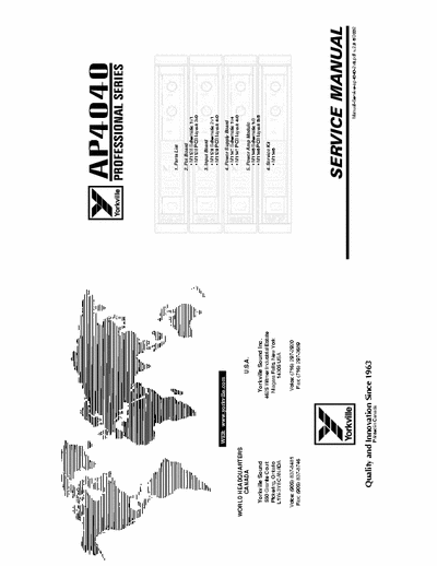 yorkville ap4040 yorkville ap4040 service manual