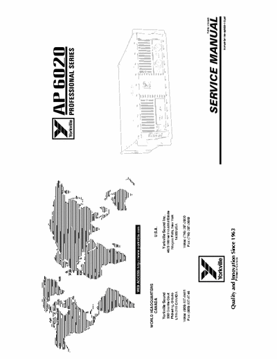 yorkville ap6020 yorkville ap6020 service manual