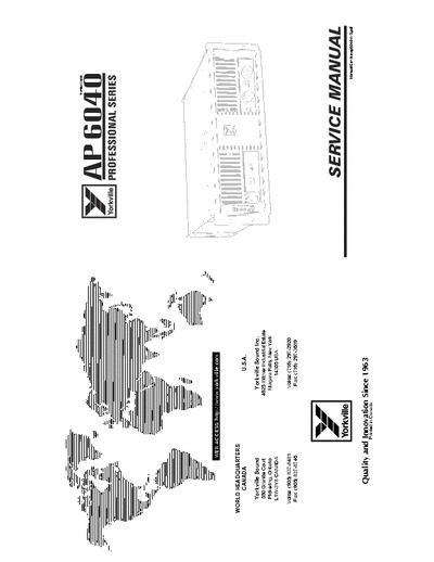 yorkville ap6040 yorkville ap6040 service manual