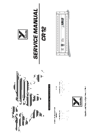 yorkville cr12 yorkville cr12 service manual