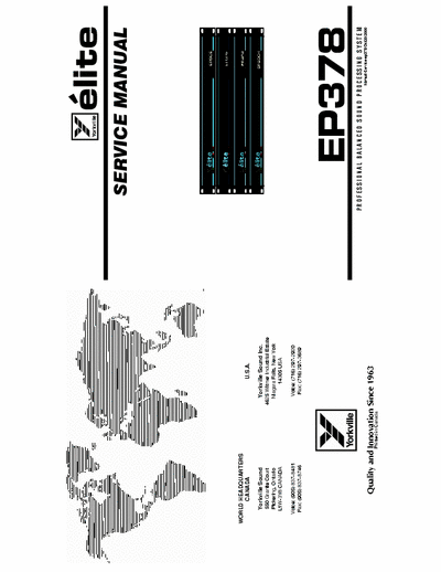 yorkville ep378 yorkville ep378 service manual