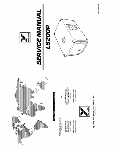 yorkville ls200p yorkville ls200p service manual