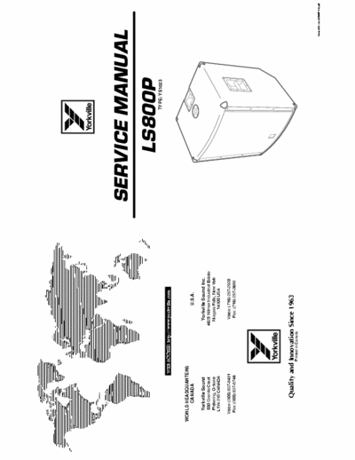 yorkville ls800p yorkville ls800p service manual