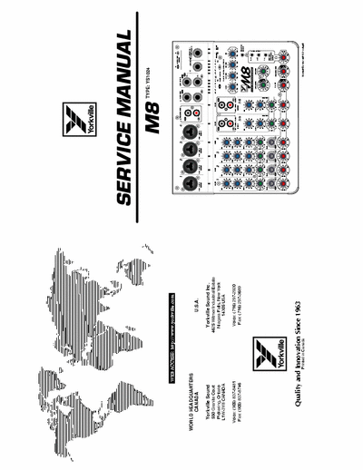 yorkville m8 yorkville m8 service manual