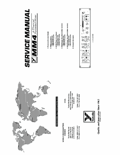 yorkville mm4 yorkville mm4 service manual