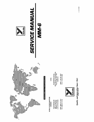 yorkville mm6 yorkville mm6 service manual