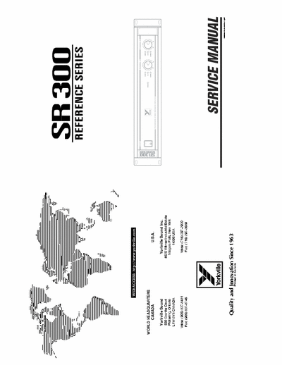 yorkville sr300 yorkville sr300 service manual