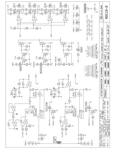 StudioMaster 2000E power amp