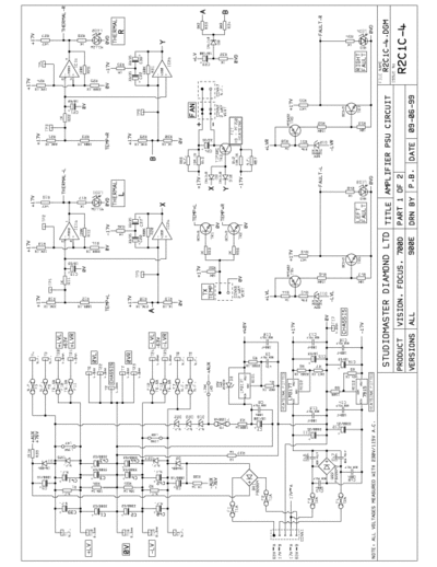 StudioMaster Focus 808 mixer & power amp