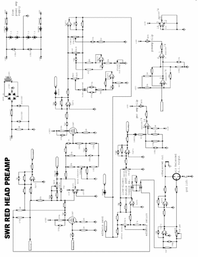 SWR red head SWR red head pre amp