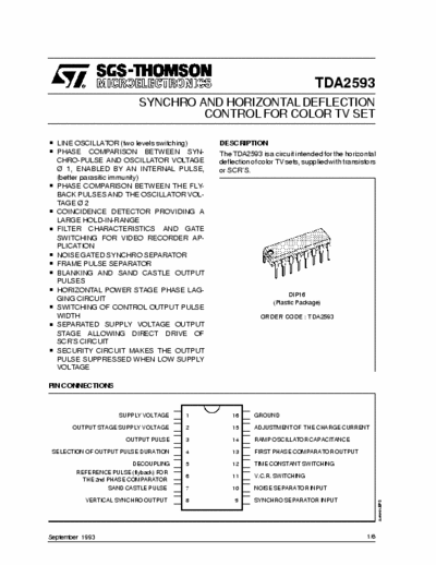   TDA2593 by SGS