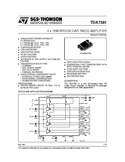  TDA 7381 TDA 7381