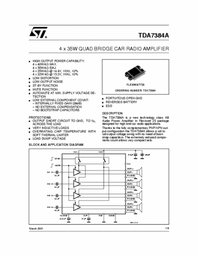 STMicroelectronics TDA7384A AMP in  Pioneer KEH-P5750