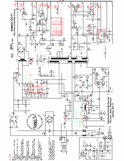 thomson  schematic diagram for chassis icc17 (thomson)