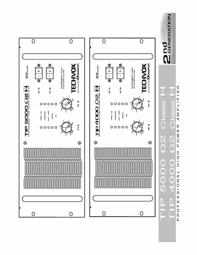 Techvox tip 5000- TIP4000 2H Audio Power Amplifier_OM