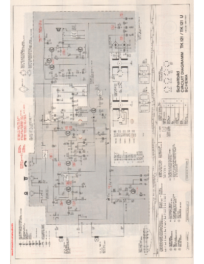 grundig tk121 schaltbild