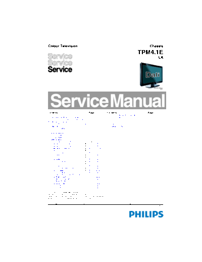philips 32pfl360512 philips lcd 32pfl360512 tpm4.1ela service manual