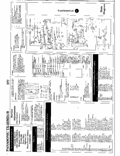 Panasonic tx-25md1b tx-25md/1b