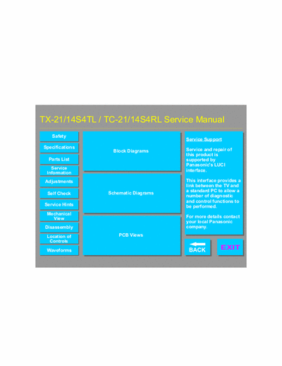 Panasonic TX-21S4TL, TX-21S4RL, TX-14S4TL, TX-12S4RL Service Manual Colour Television - pag. 32