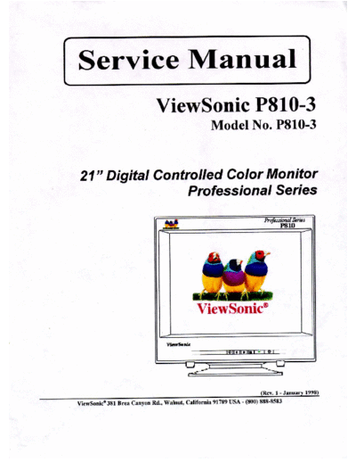 ViewSonic P810 TNPH0173