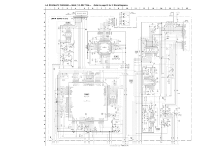 Sony XR-5890R Schematic diagram