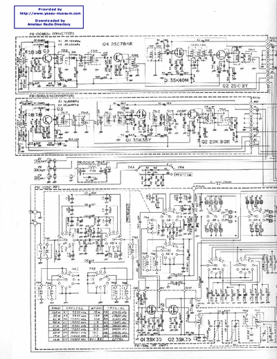 yaesu FR101 yaesu FR101 schematic