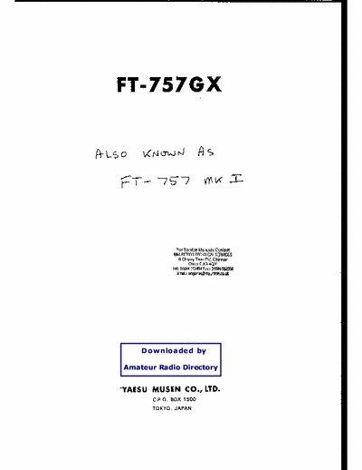 Yaesu FT757GX yaesuFT757GX_service manual