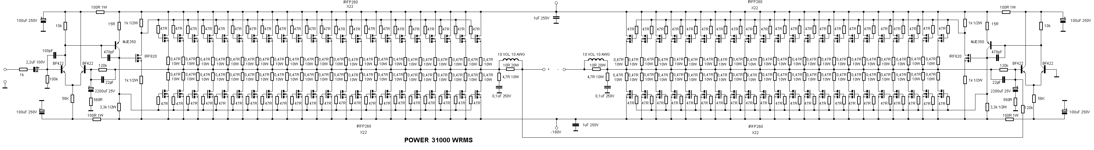 MOS 31 KW MOS amplifier
