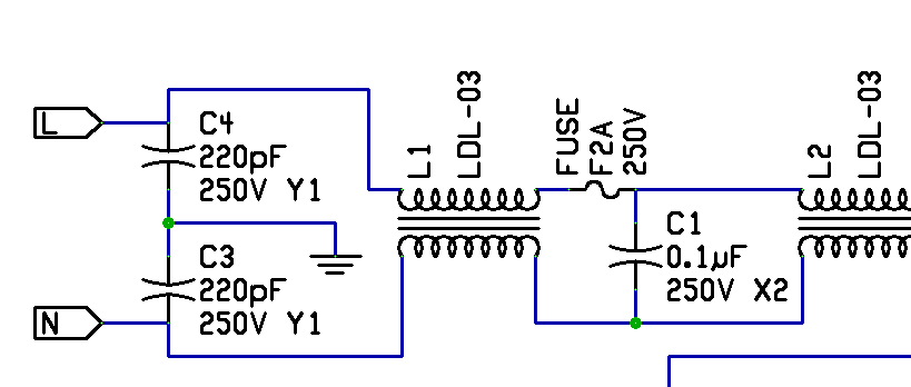 Centrex CTD-2100 Corrections re. L1 and L2.