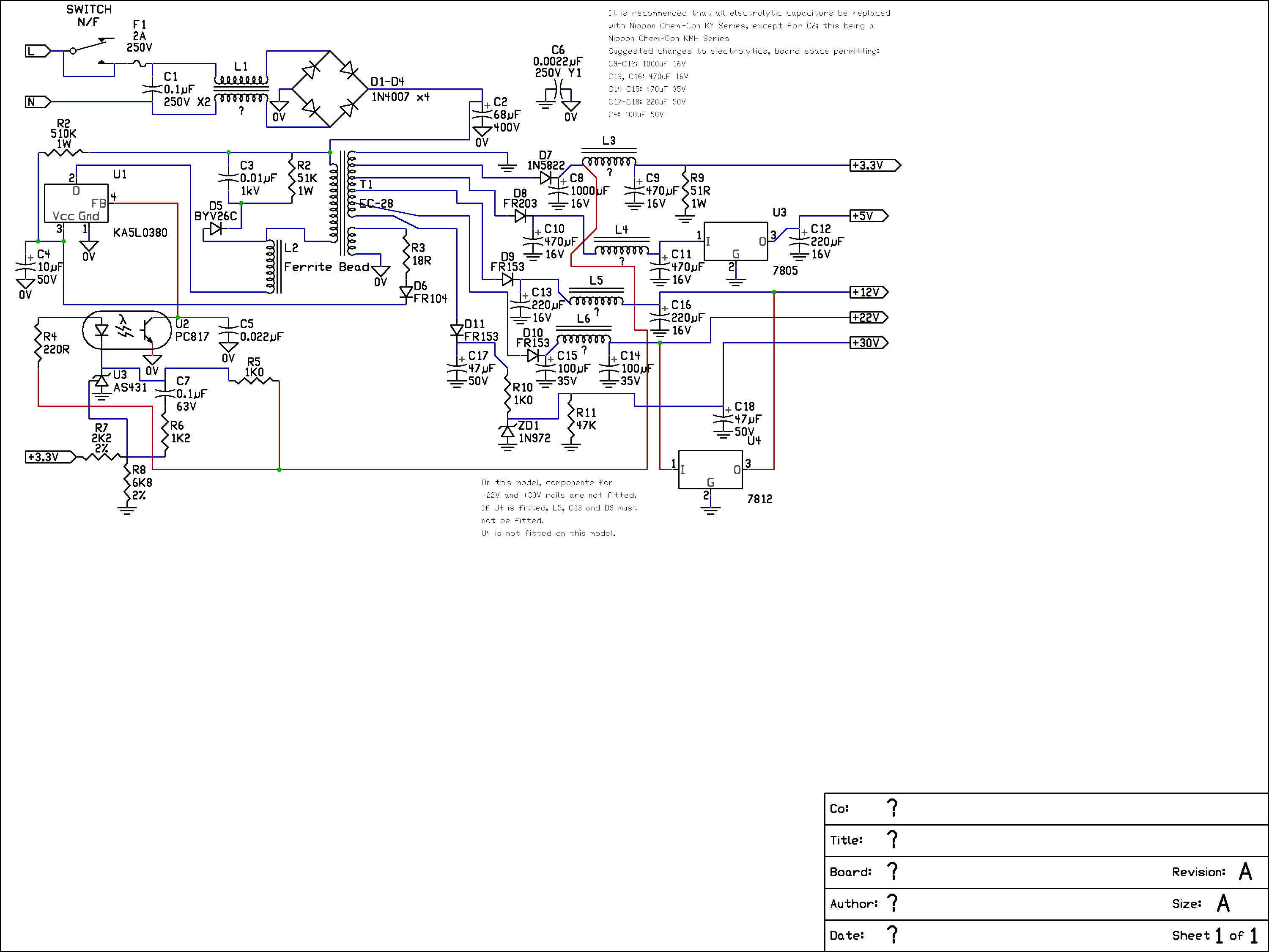 Tongtel DVT-9198 Tongtel DVT-9198 Digital TV STB Power Supply.