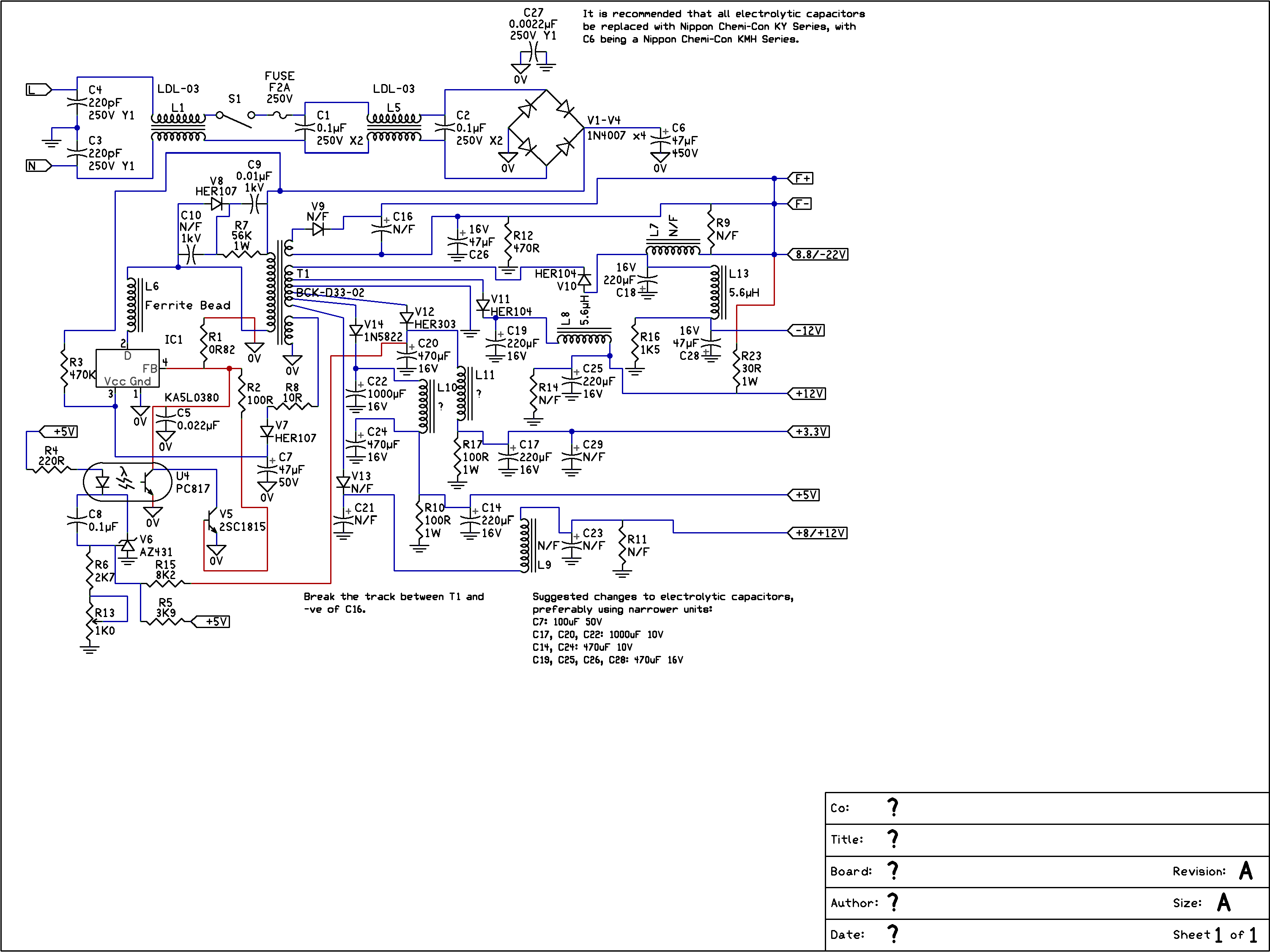 Centrex CTD-1500 Centrex CTD-1500 Power Supply.